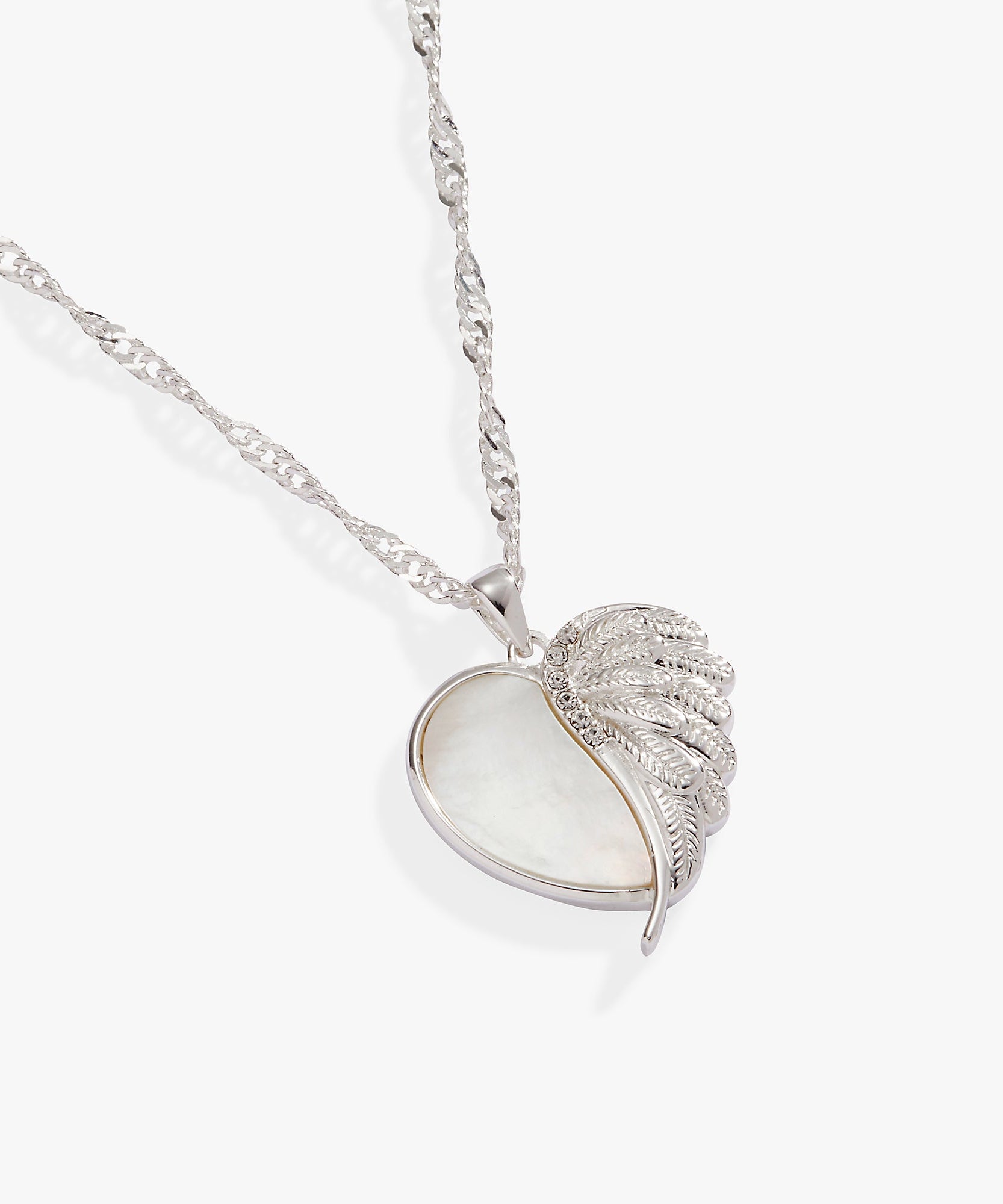 Wings of Protection Charm Necklace