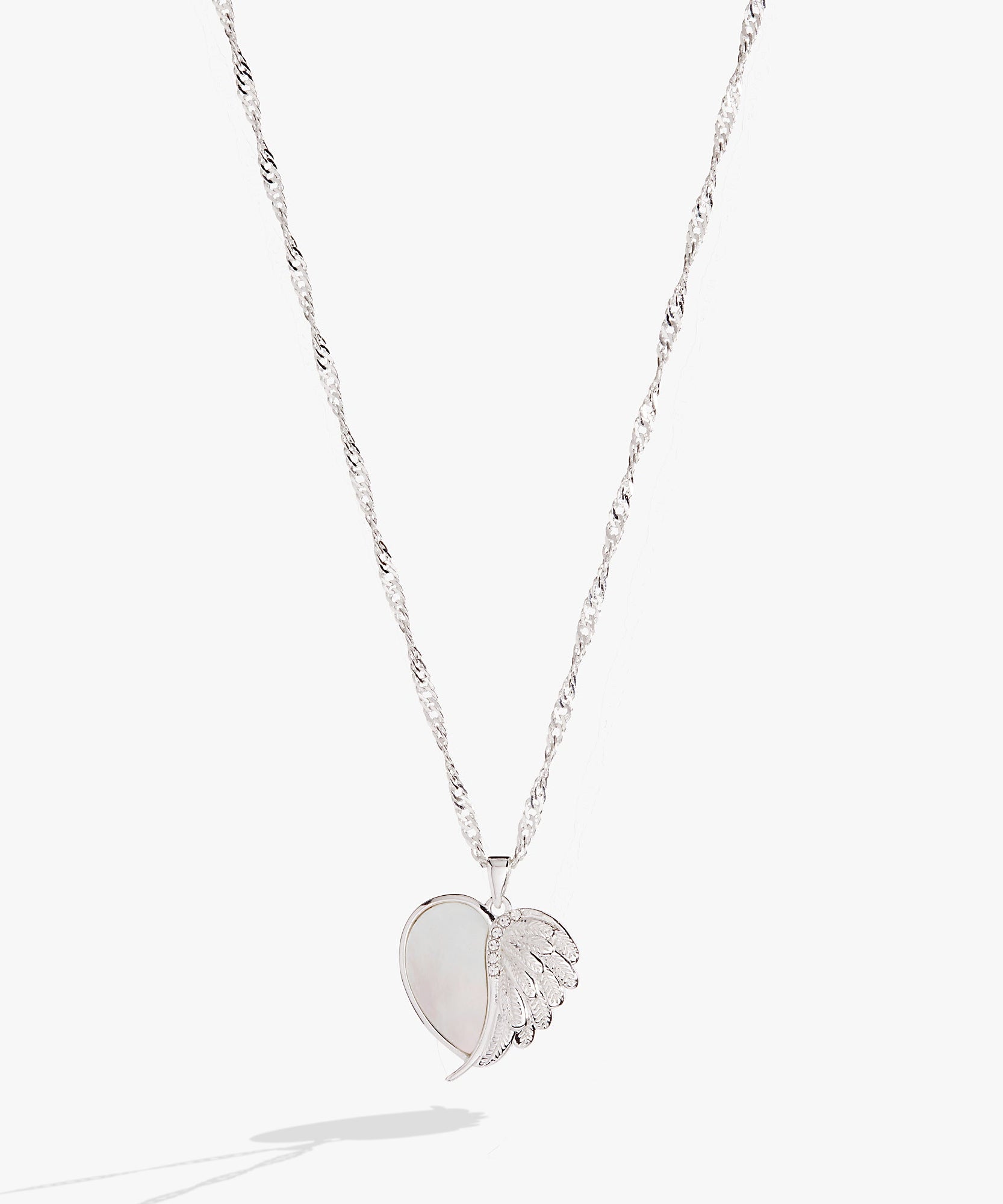 Wings of Protection Charm Necklace