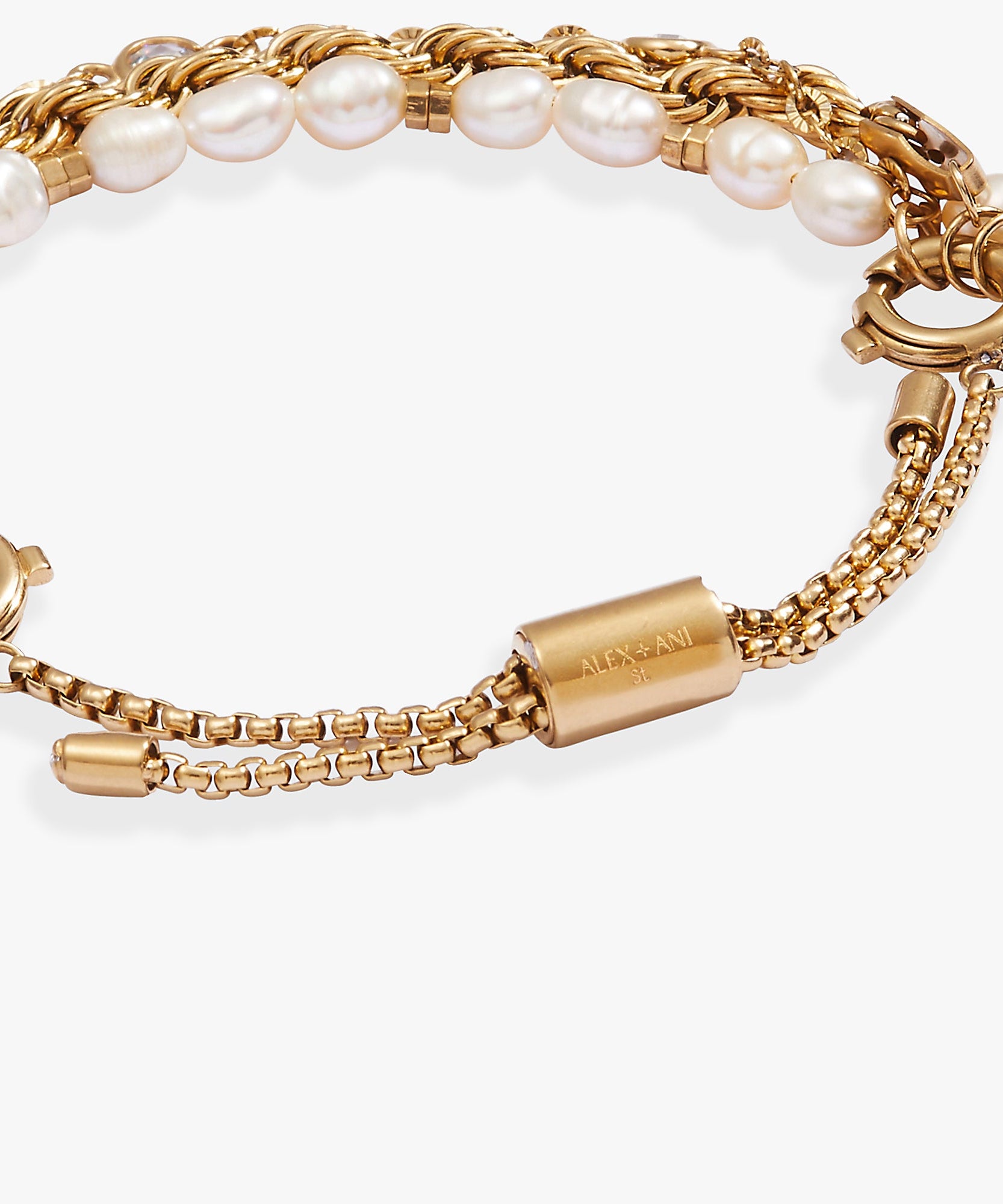 Crystal + Pearl Stranded™ Bracelet Set