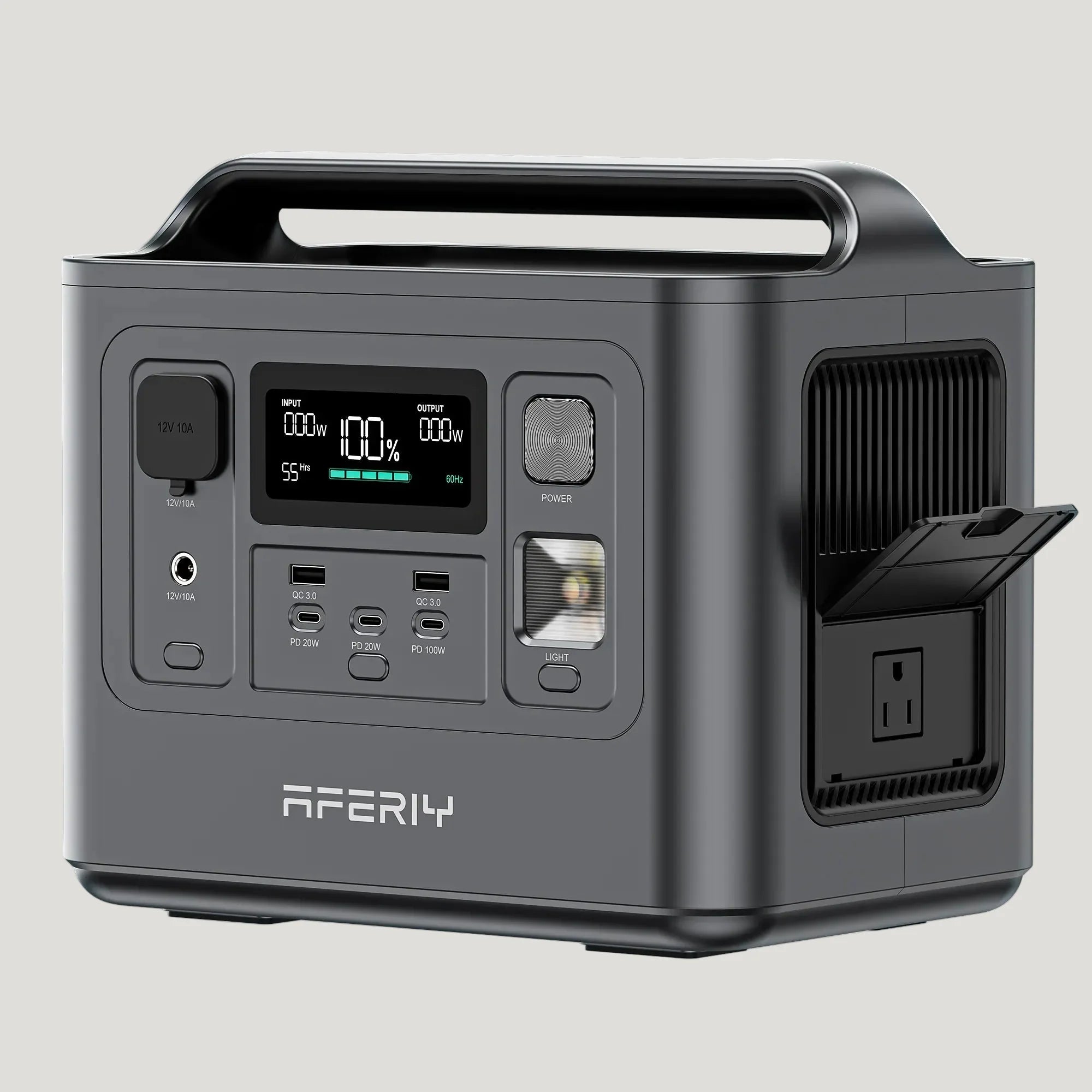 AFERIY | P010 Portable Power Station | 800W 512Wh