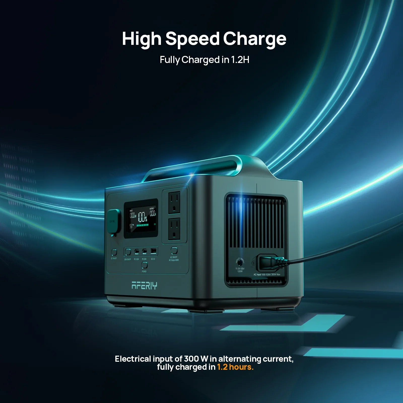 AFERIY | P040 Portable Power Station | 400W 256Wh