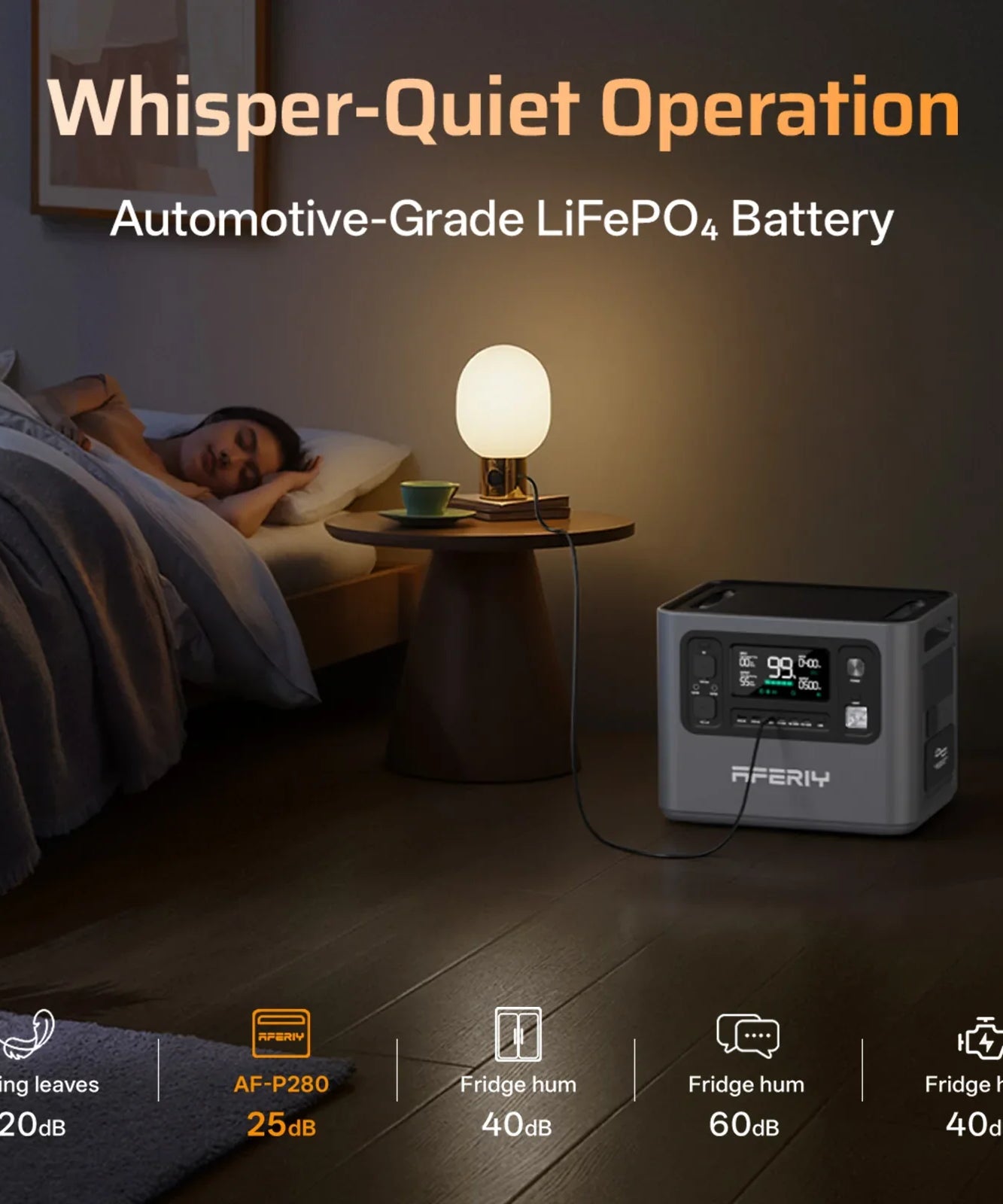 AFERIY P280 | Portable Power Station | 2800W 2048Wh