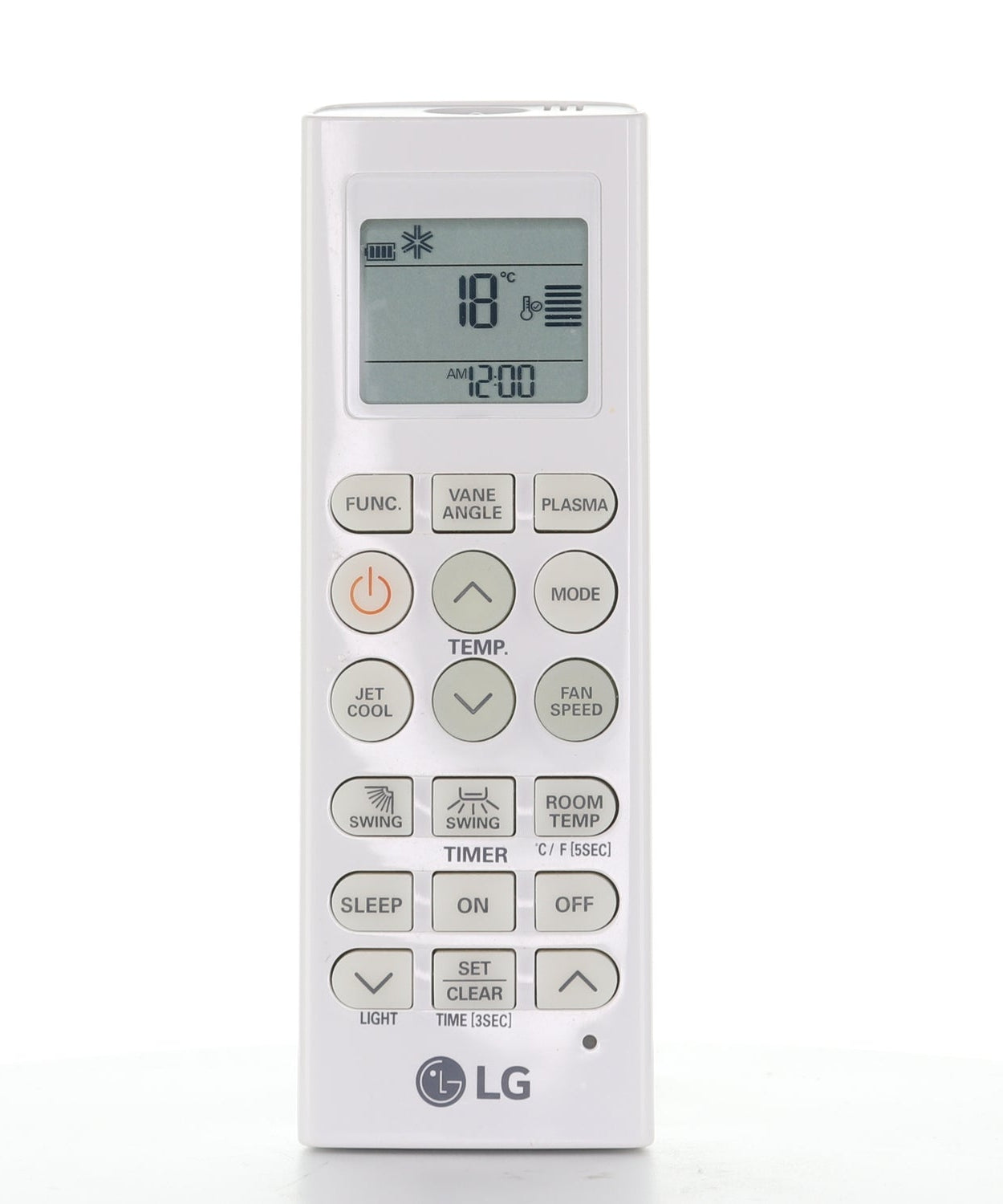 LG AKB73757604 Air Conditioner Remote Control | Mini Split | Flex Multi Split | Ceiling Cassette | Heat Pump | Thermostatic Screen - AKB73757604