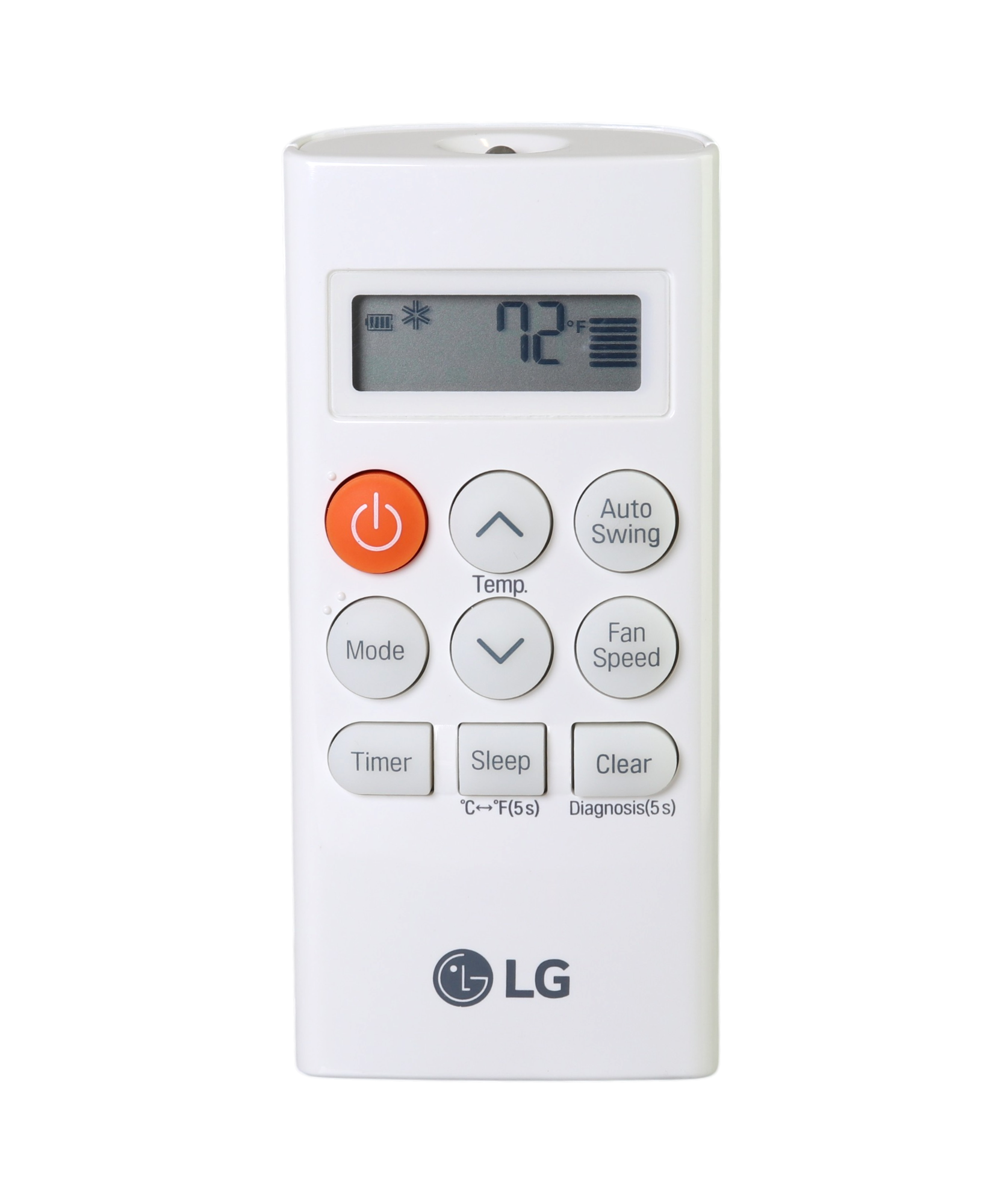 LG AKB73598010 Portable Air Conditioner Remote Control - AKB73598010