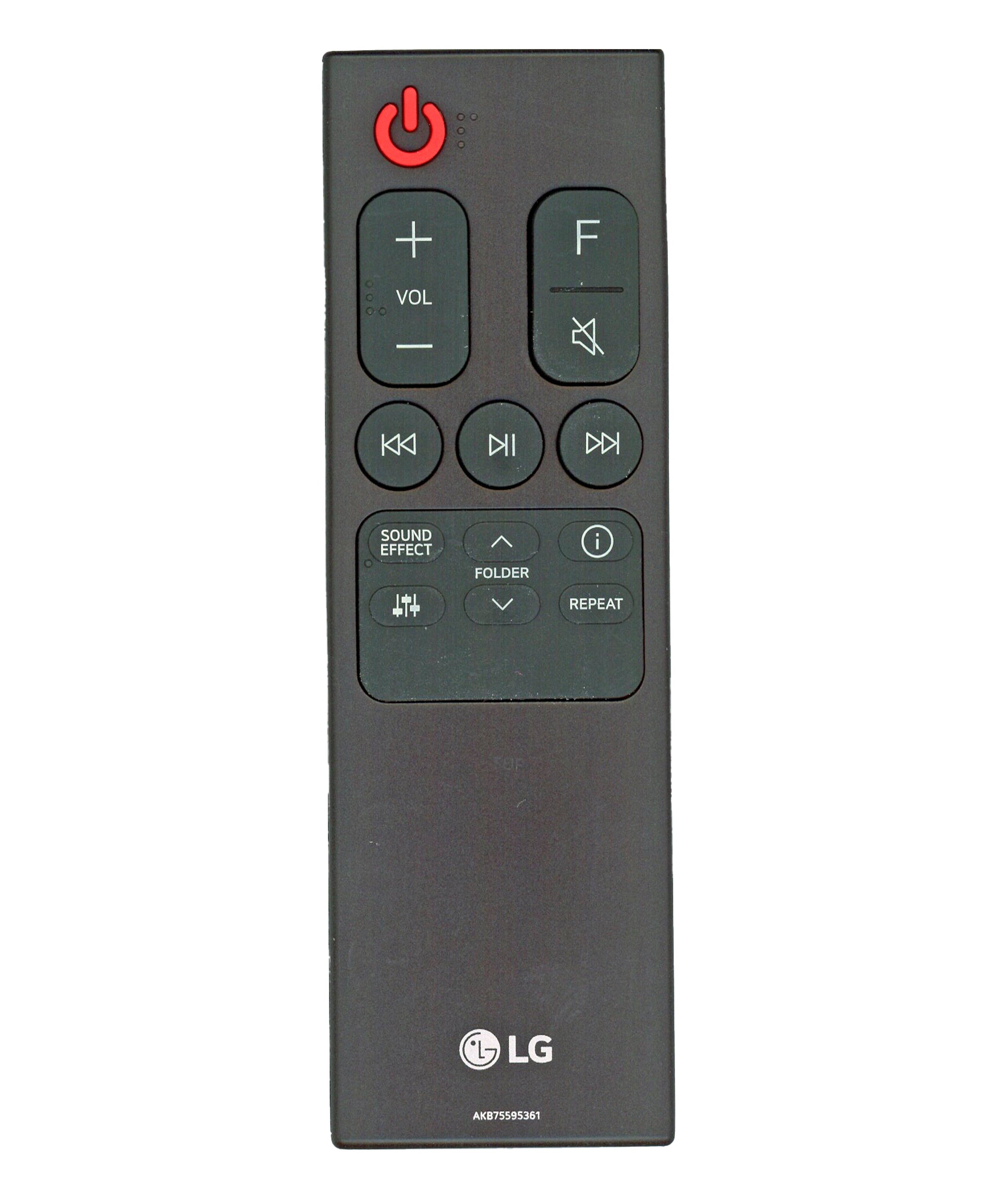 LG AKB75595361 Sound Bar Remote Control - AKB75595361