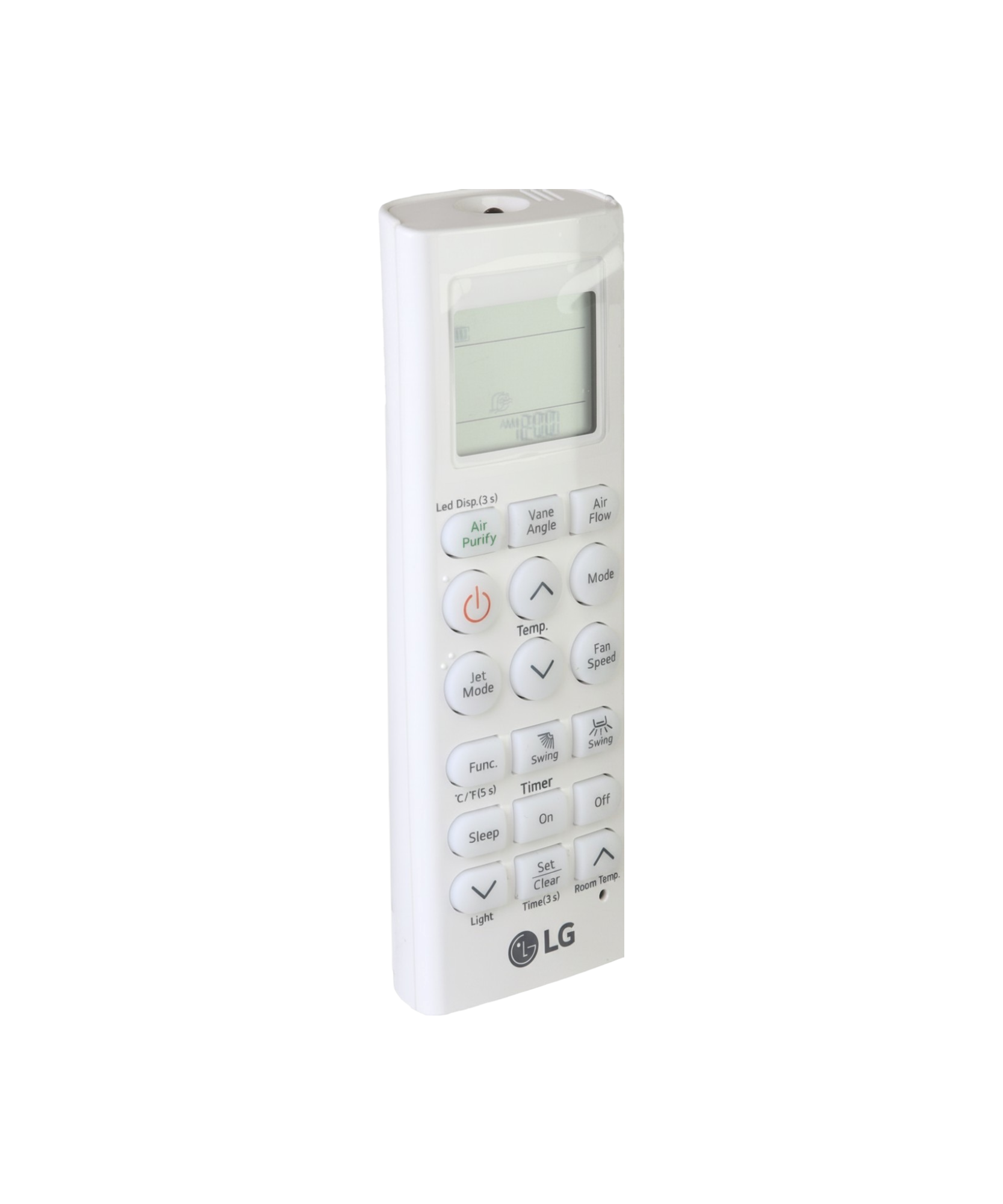 LG AKB76038102 Ceiling Cassette Single Zone Multi Air Conditioner Remote Control | LCD Display | Thermostatic - AKB76038102