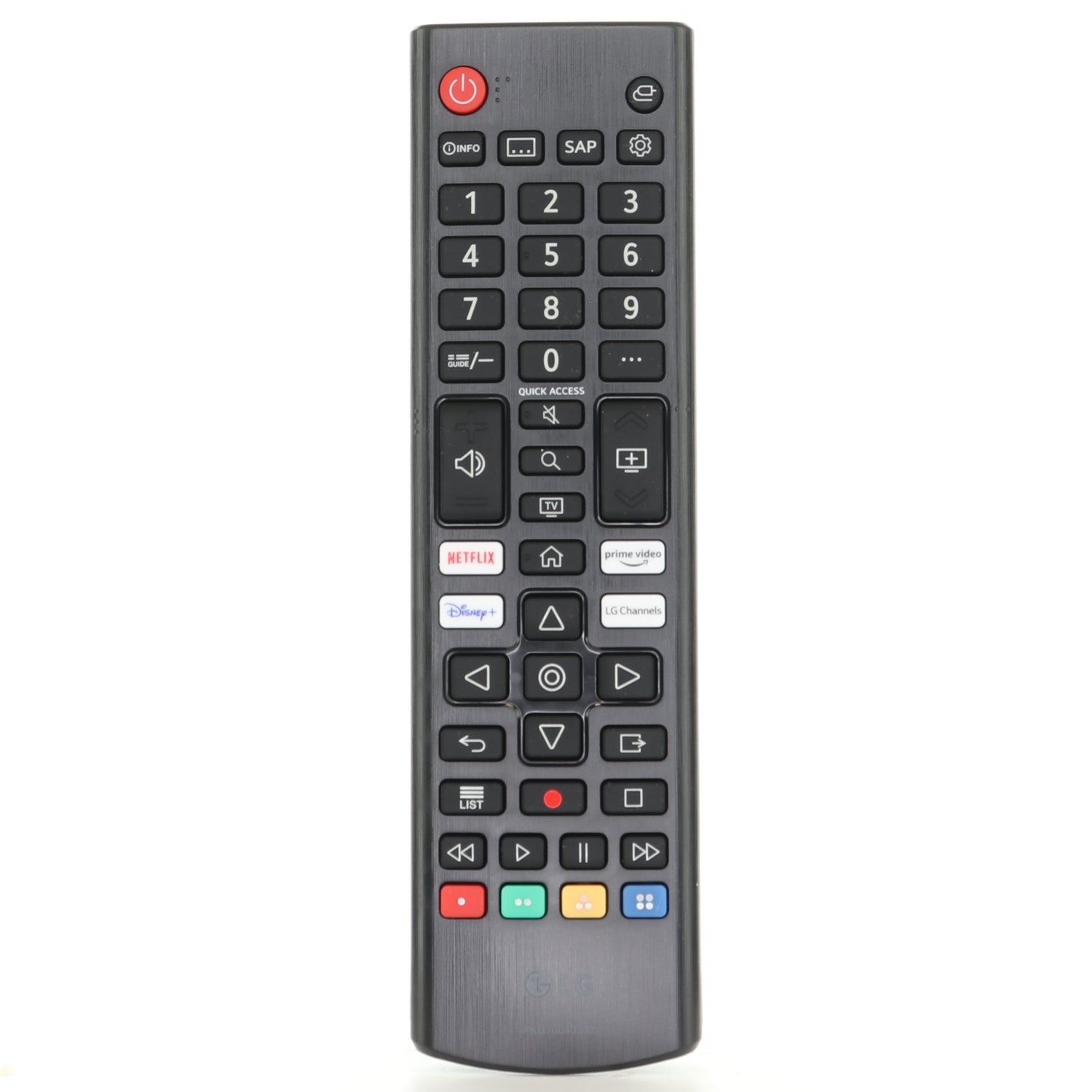 LG AKB76040302 TV Remote Control | IR | Netflix | Prime Video | Disney+ | LG Channels - AKB76040302