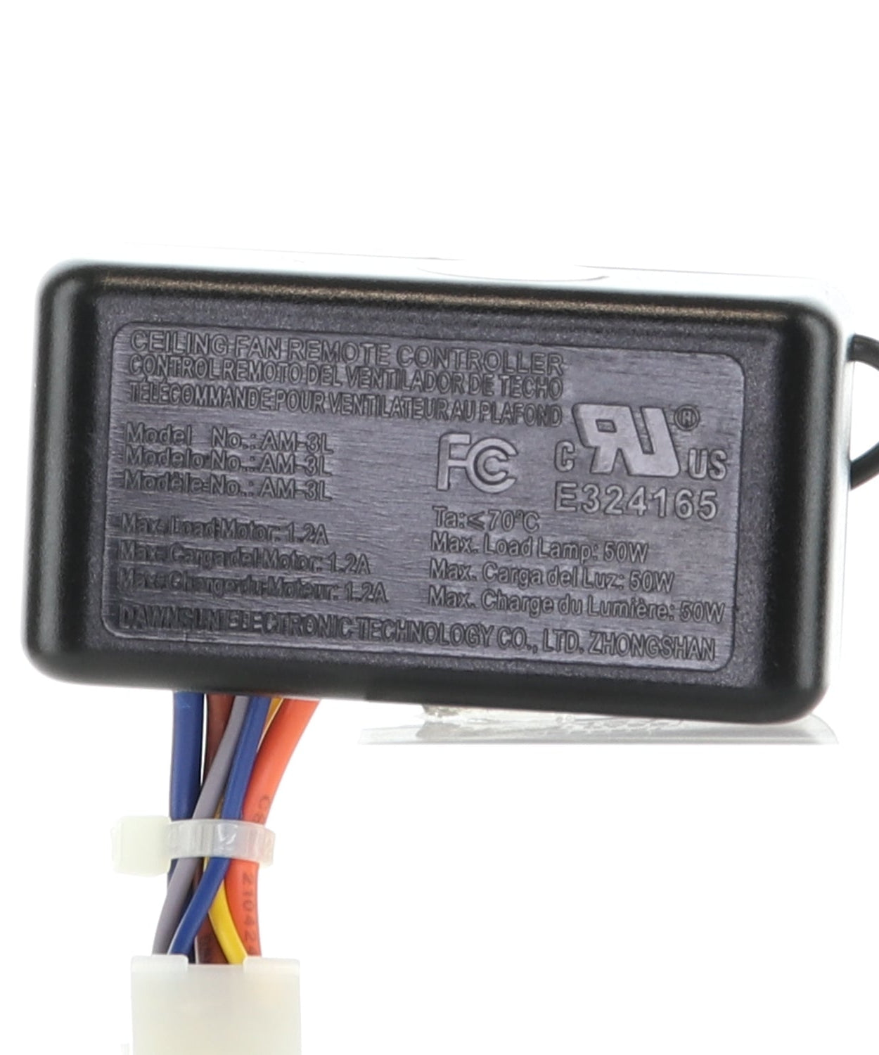 Harbor Breeze AM-3L Receiver for Boltz III, Mac III, Reverdy, Flanagan III and Crestwell Ceiling Fans - AM3L
