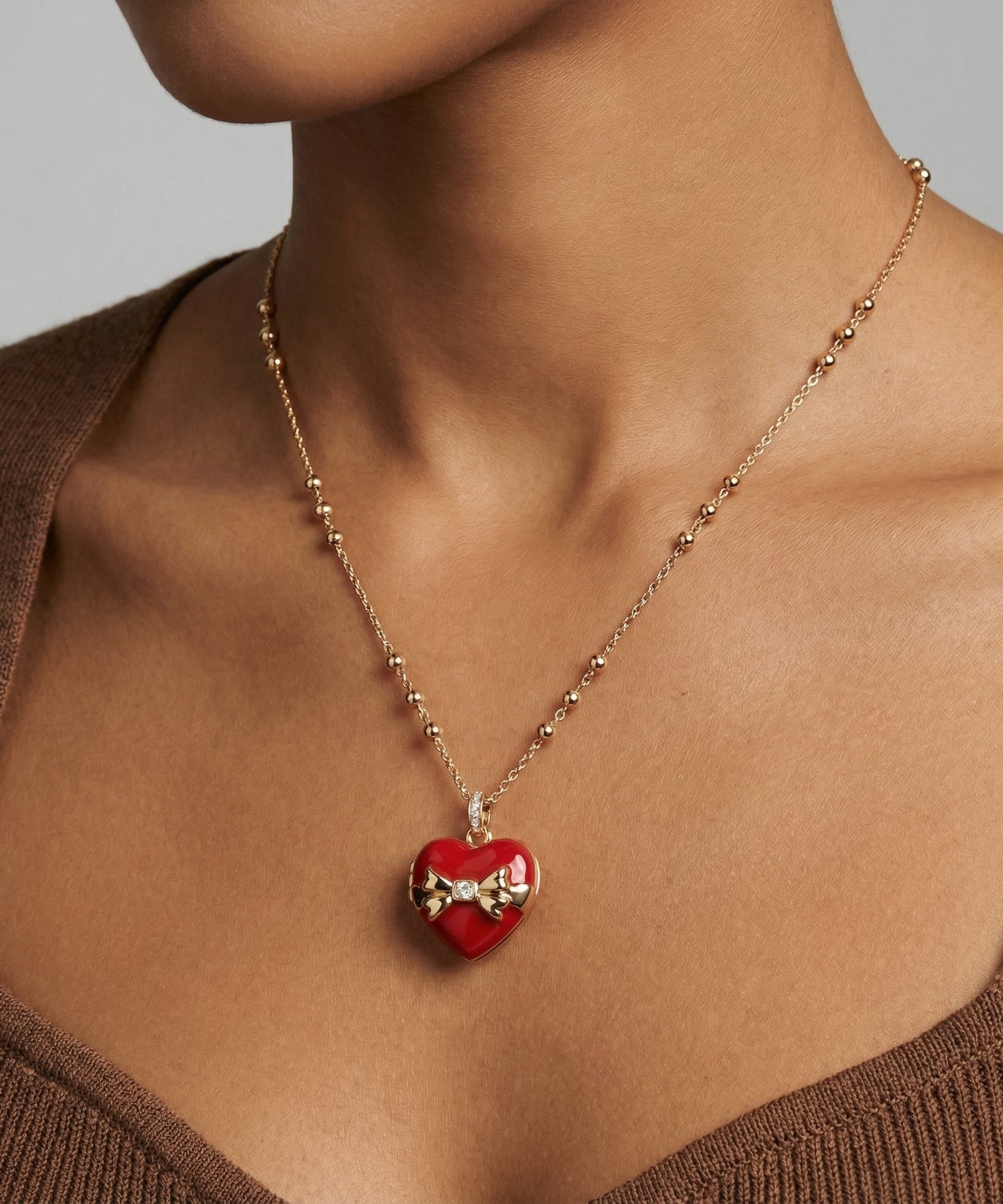 Box of Chocolate Locket Necklace
