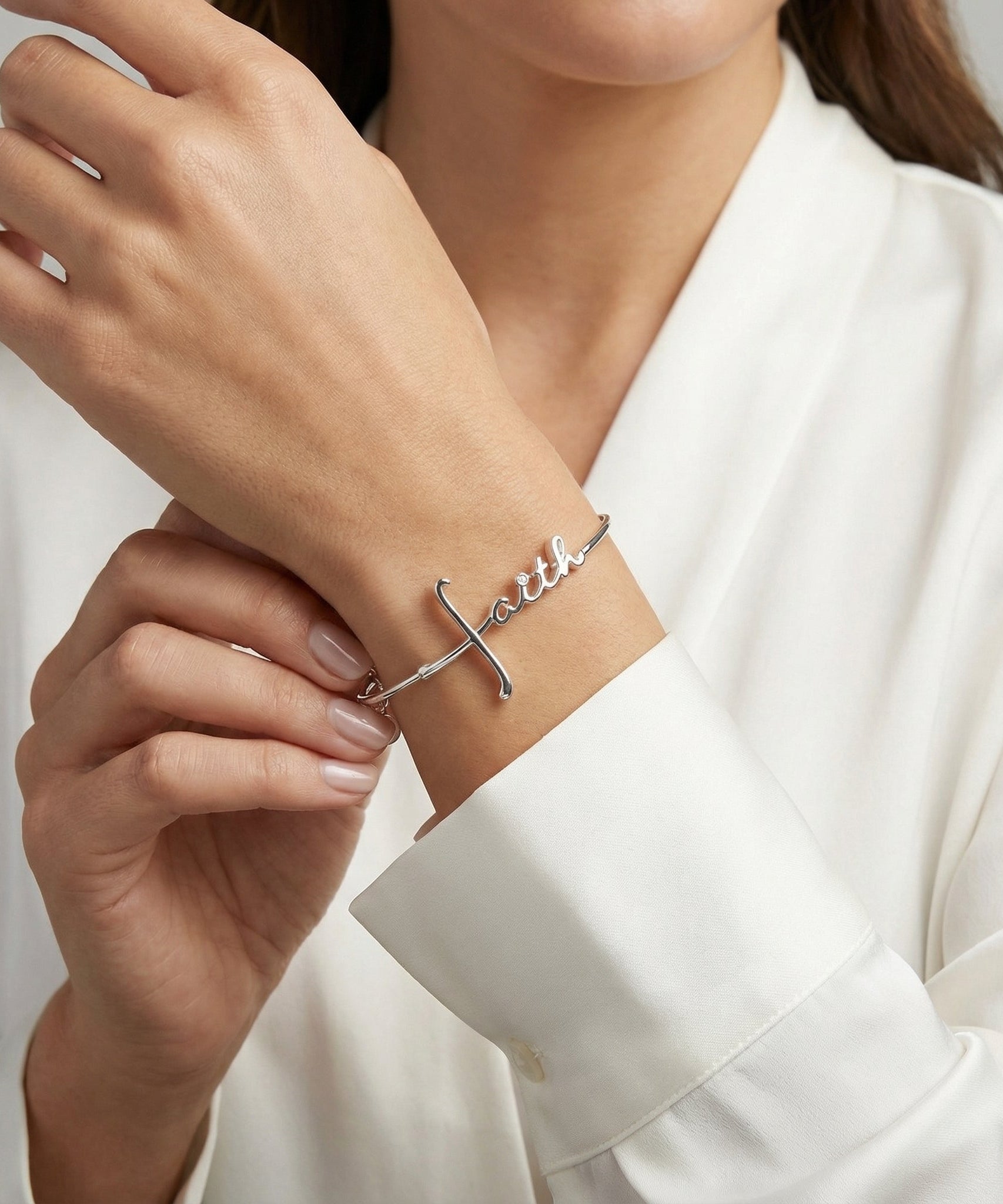 Faith In-Line Bracelet