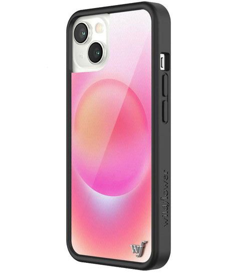 Hot Pink Aura iPhone Case