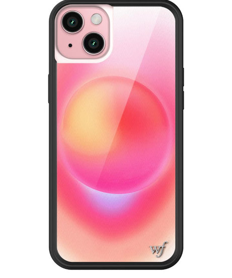 Hot Pink Aura iPhone Case