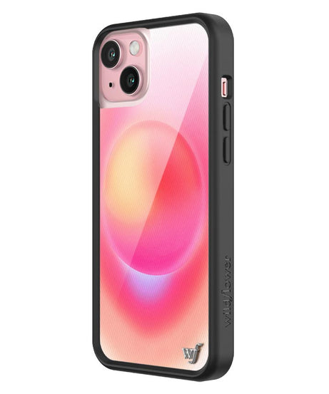 Hot Pink Aura iPhone Case