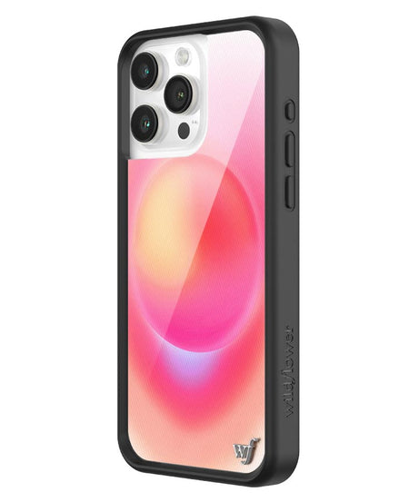 Hot Pink Aura iPhone Case