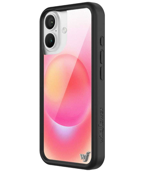 Hot Pink Aura iPhone Case