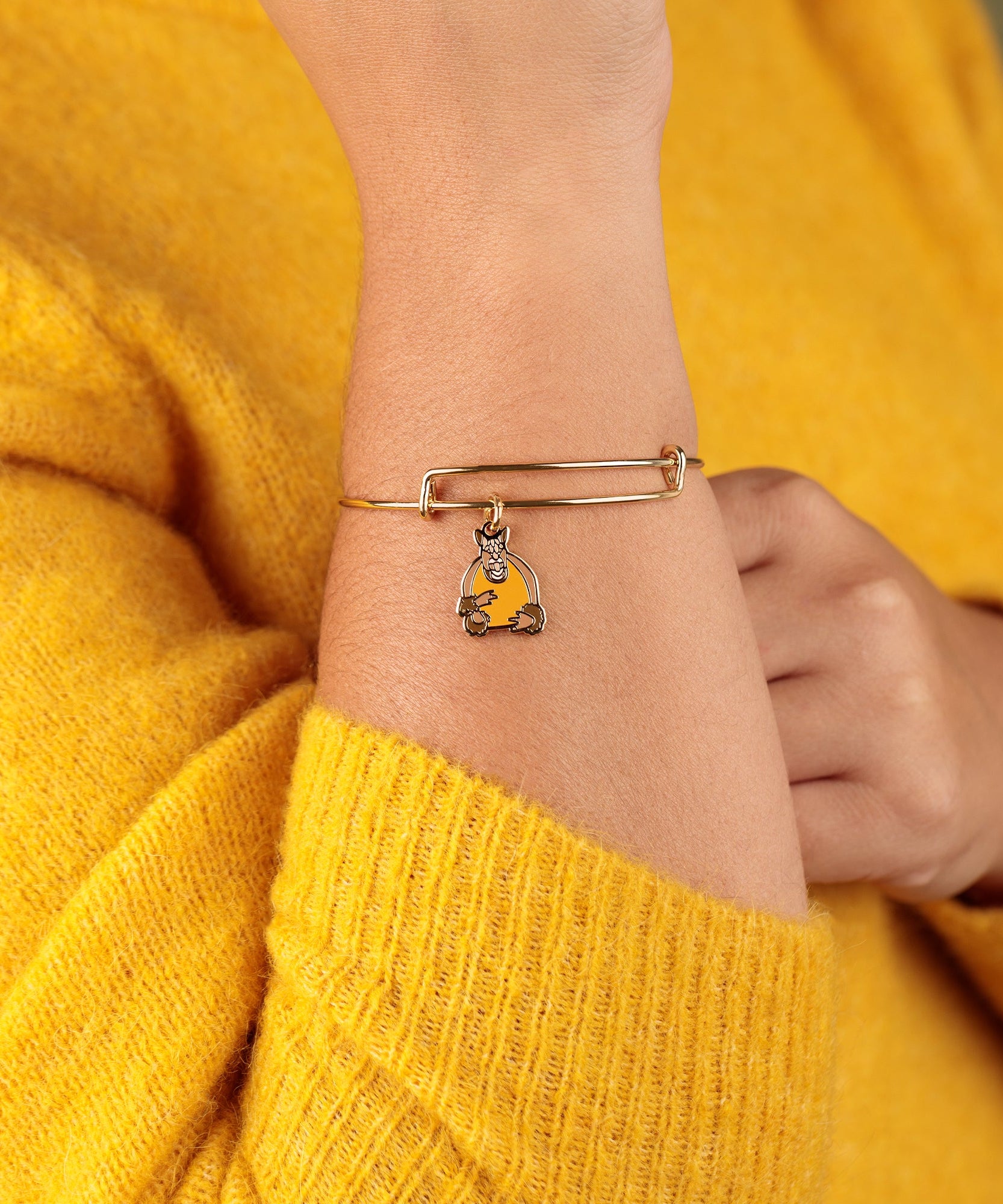 FRIENDS™ Holiday Armadillo Charm Bangle