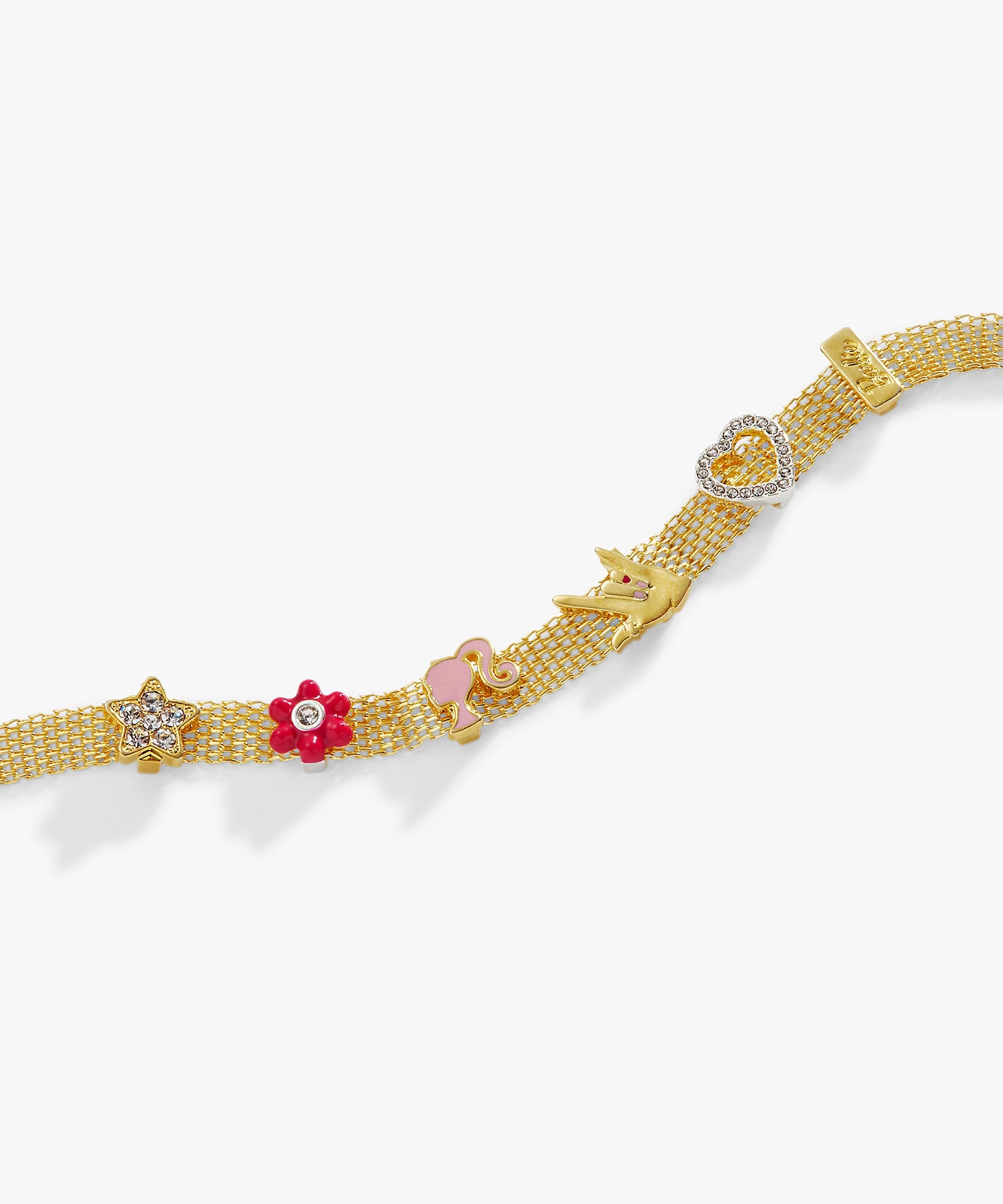 Barbie™ Multicharm Mesh Chain Bracelet