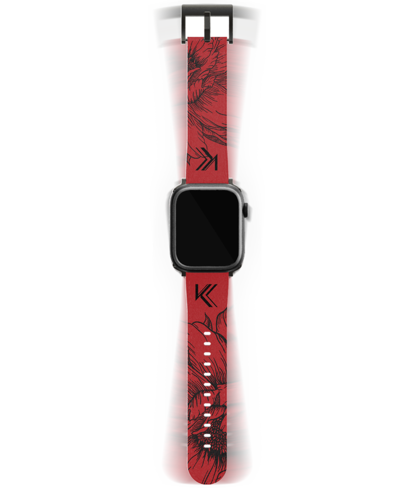 Armband mit dramatischen Blüten