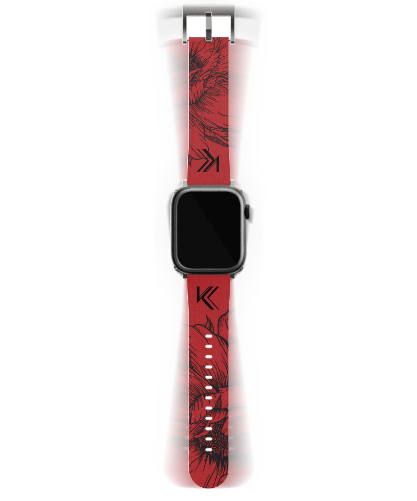 Armband mit dramatischen Blüten