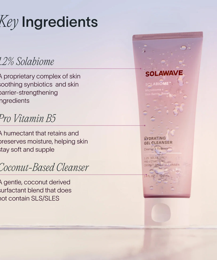 Feuchtigkeitsspendendes Reinigungs-Gel mit Prä- & Probiotika