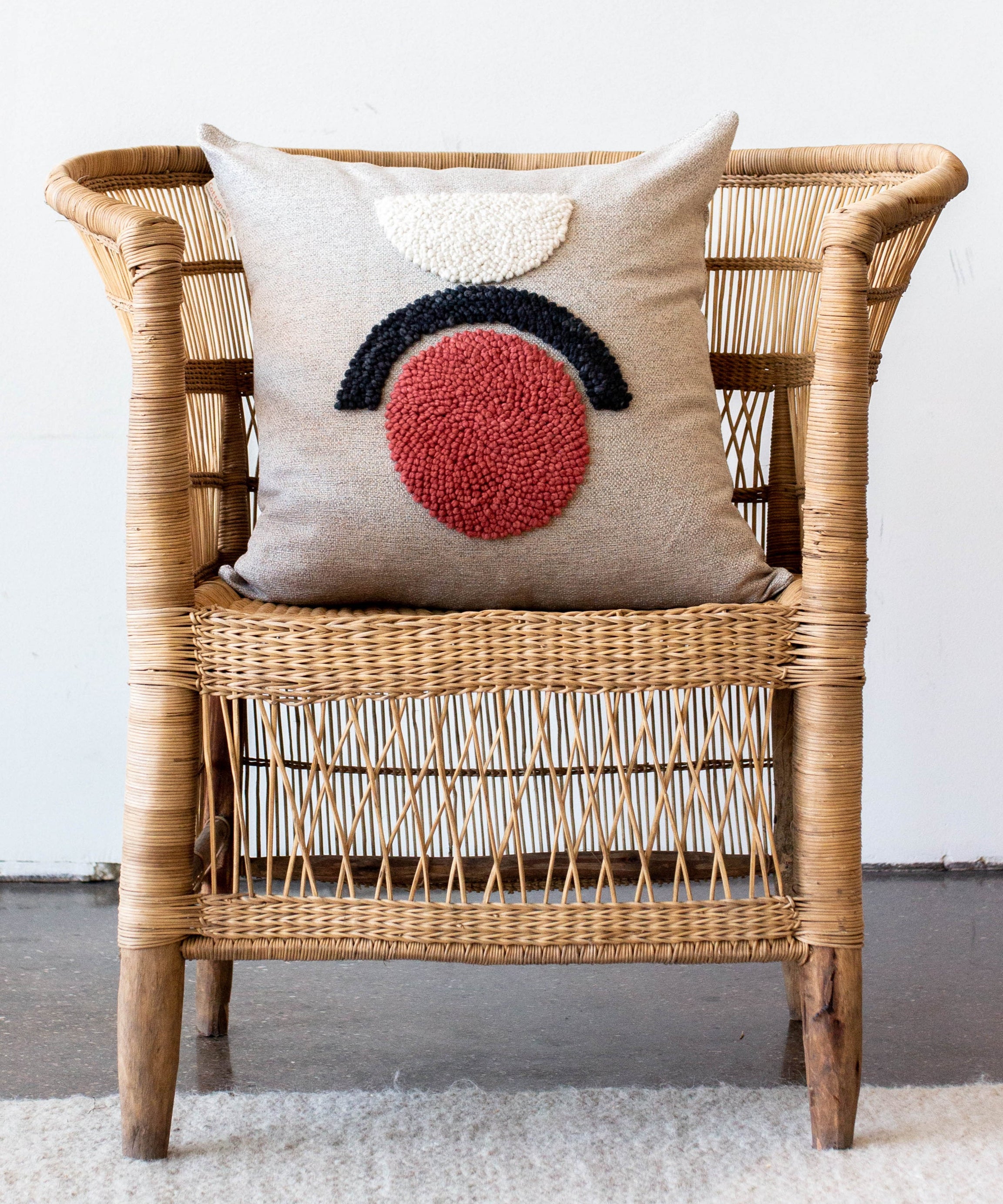 AfriScandi Sunrise Throw Pillow