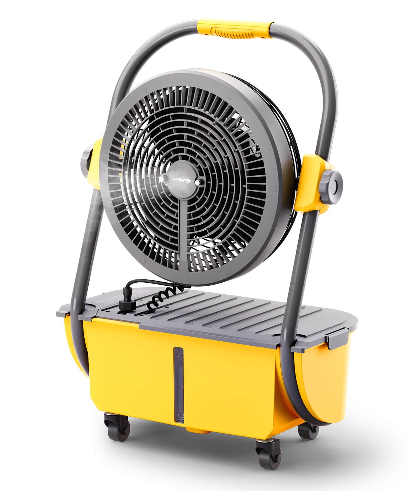 (Open Box) AirSupply MS12 Portable Mist Fan, 19,200mAh Battery & 2.9-Gallon Tank
