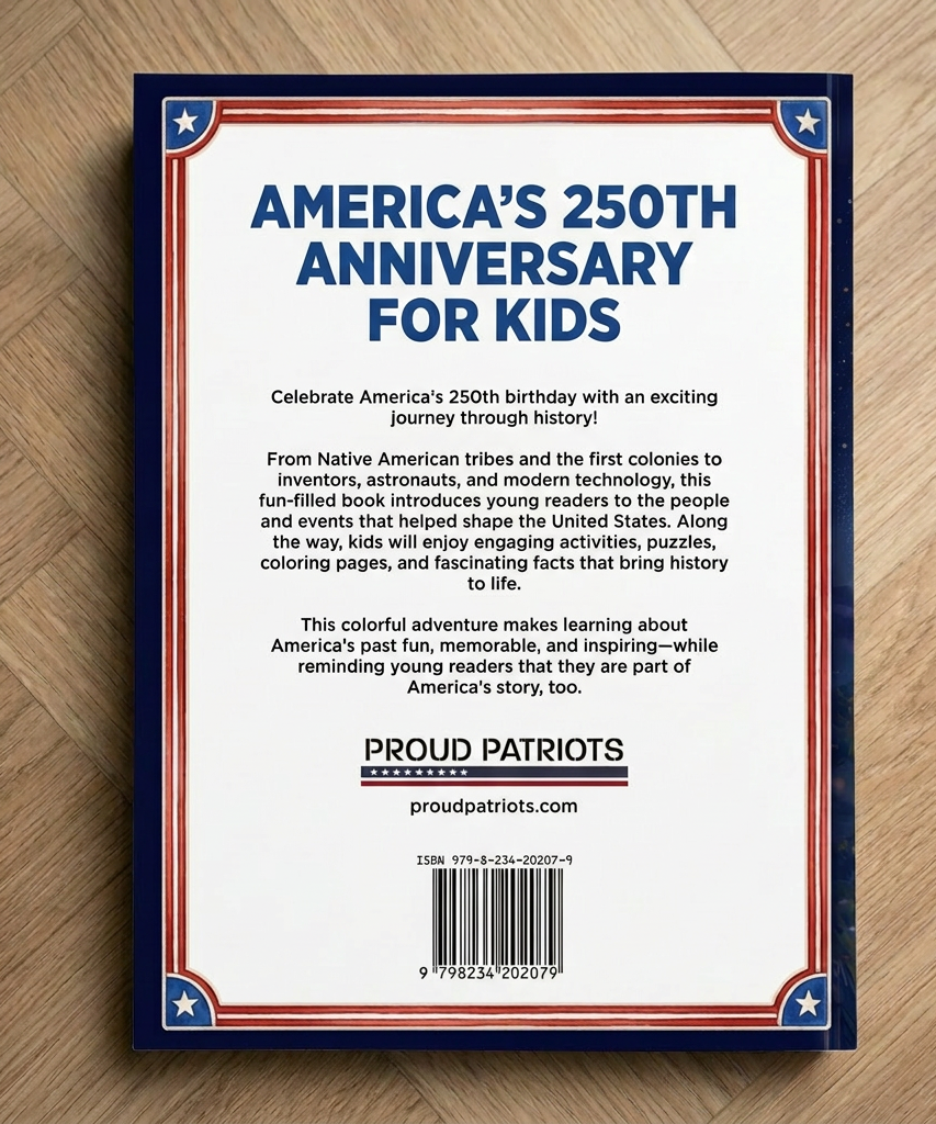 Amerikas 250. Jubiläum für Kinder (Taschenbuch)