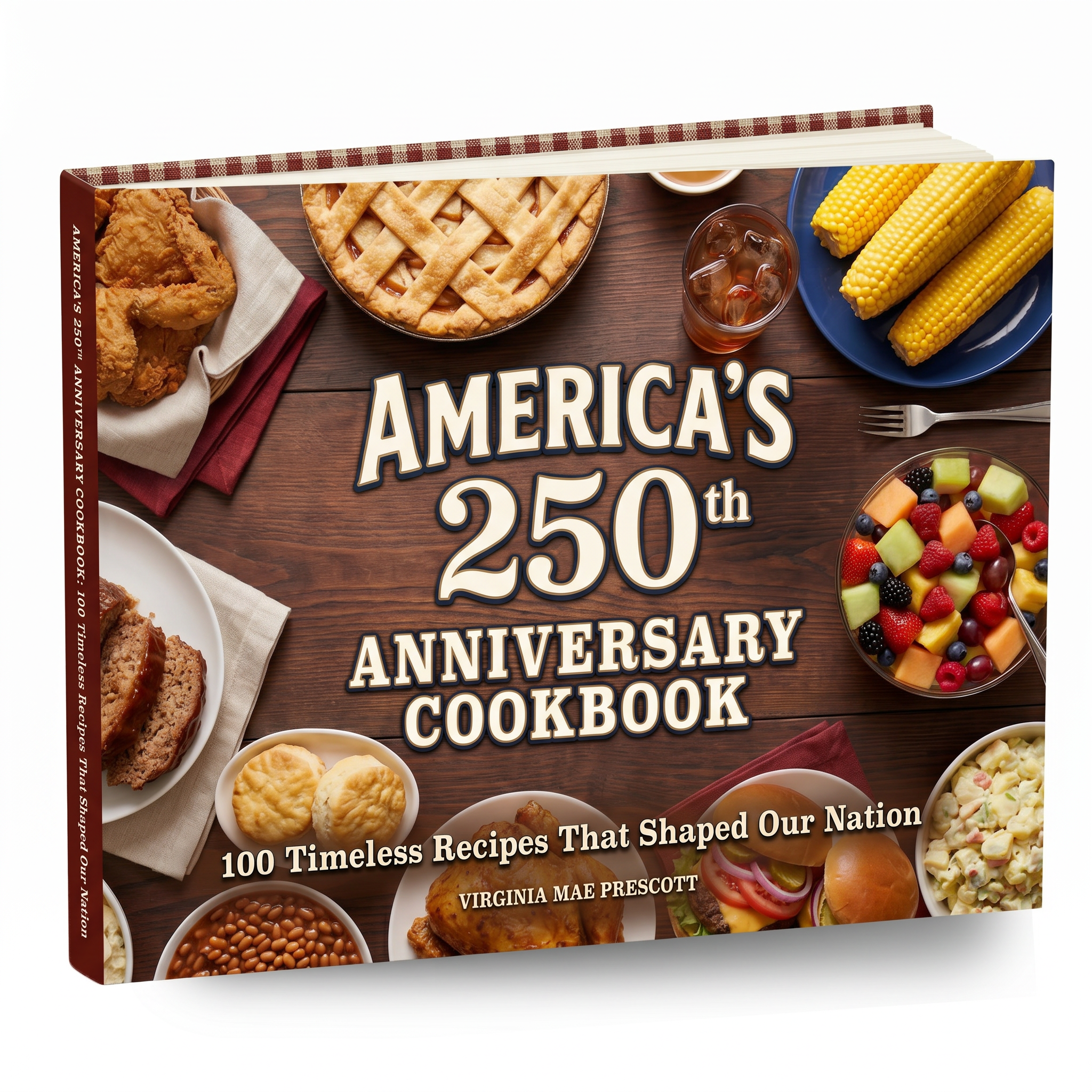 Amerikas 250. Jubiläumskochbuch: 100 zeitlose Rezepte, die unsere Nation geprägt haben (200 Seiten)