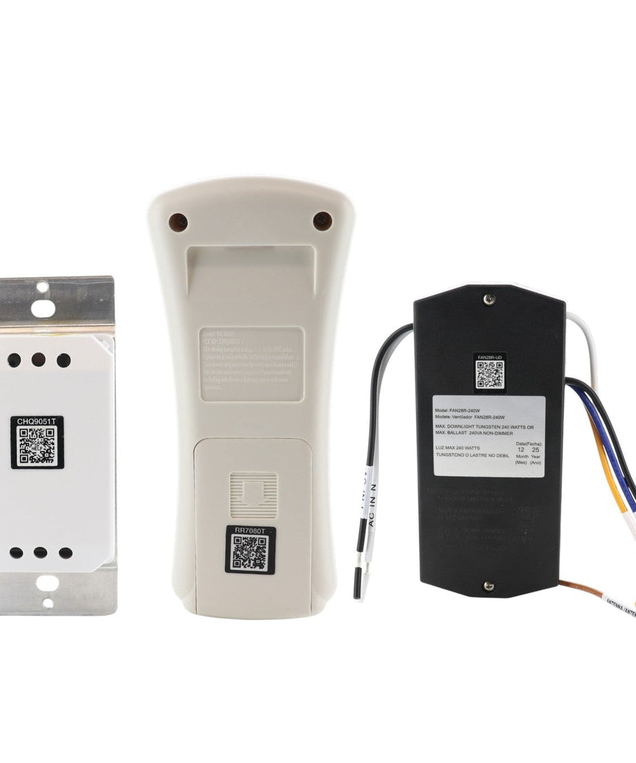 Anderic UNVWALLKIT001 Handheld and Wall Control Ceiling Fan Remote Control Kit CHQ9051T, RR7080T, UC7067GMRX