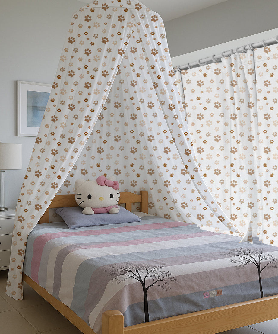 Animal Paws Printed Canopy