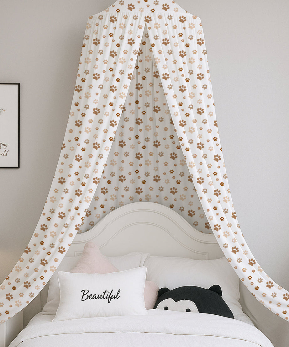 Animal Paws Printed Canopy