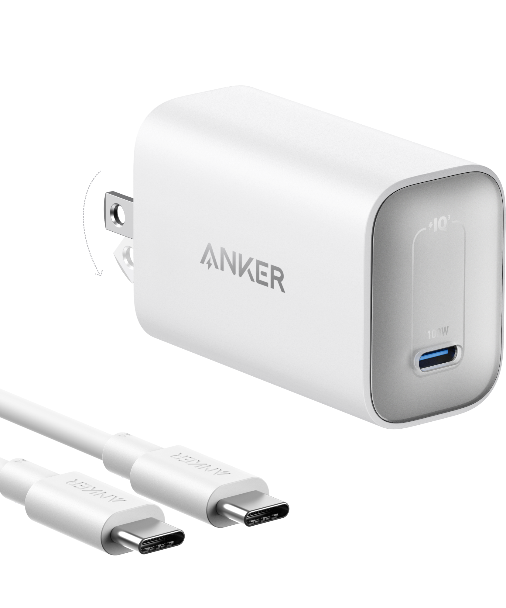 Anker Nano Charger (100W) with USB-C Cable