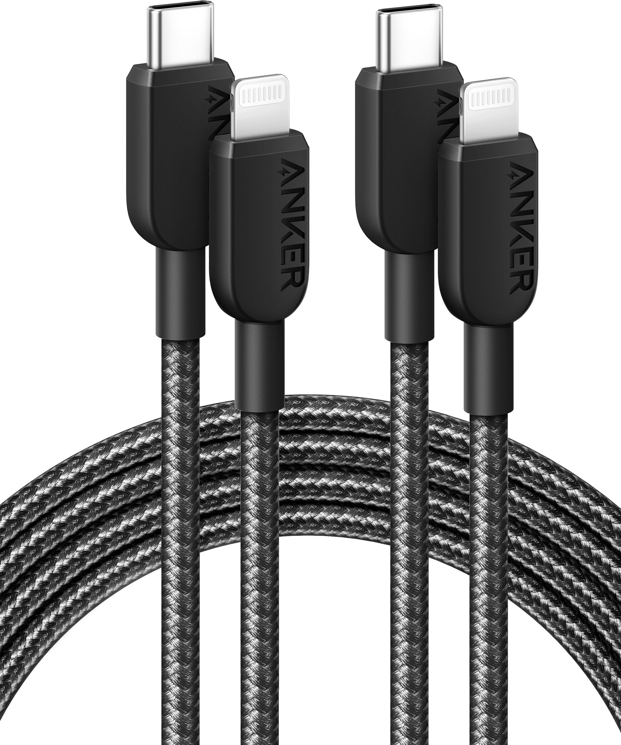 Anker <b>310</b> USB-C to Lightning Cable (6 ft, 2-Pack)