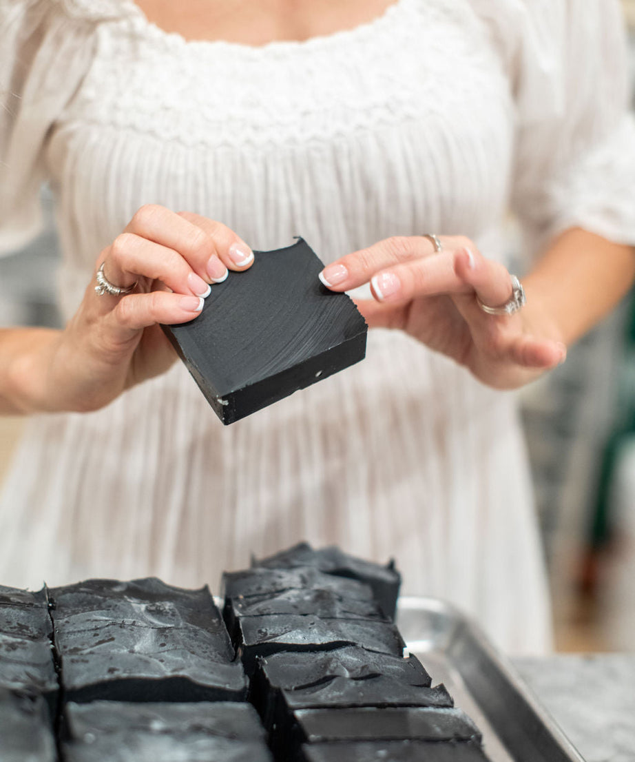 Clarifying Charcoal Bar Handmade Tallow and Goat Milk Soap Bar