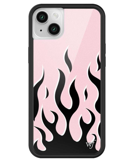 Flames | Pink & Black iPhone Case