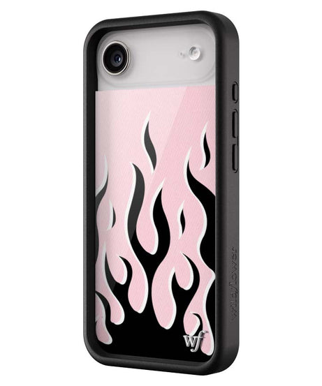 Flames | Pink & Black iPhone Case