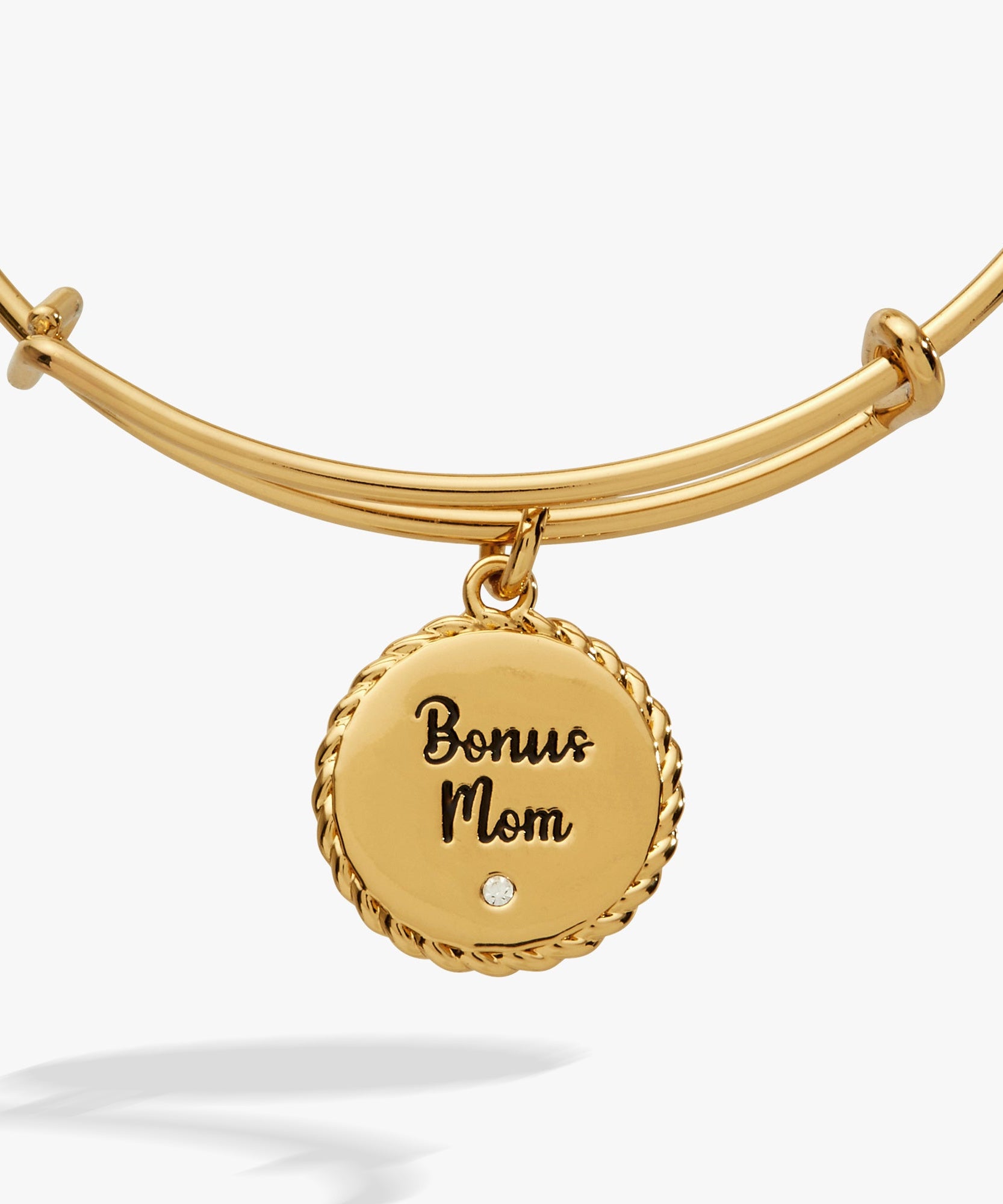 Bonus Mom 'Family Isn't Only Blessed By Name' Charm Bangle