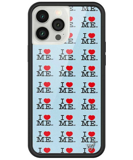 I Heart Me | Blue iPhone Case