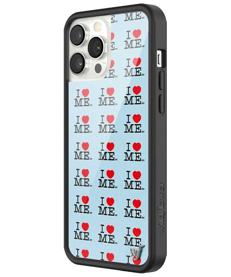 I Heart Me | Blue iPhone Case