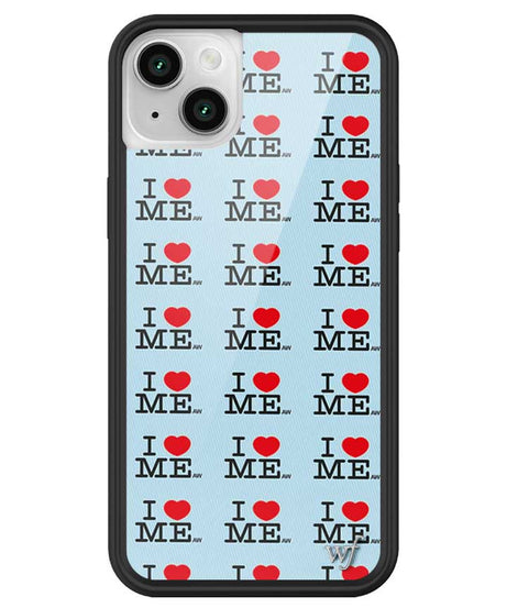 I Heart Me | Blue iPhone Case