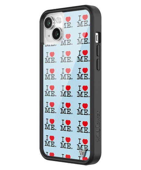 I Heart Me | Blue iPhone Case