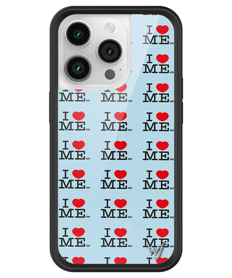 I Heart Me | Blue iPhone Case