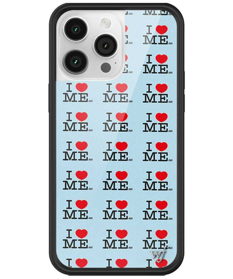 I Heart Me | Blue iPhone Case