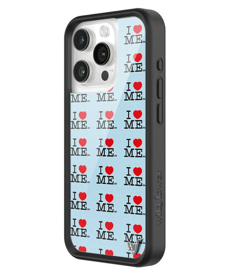 I Heart Me | Blue iPhone Case