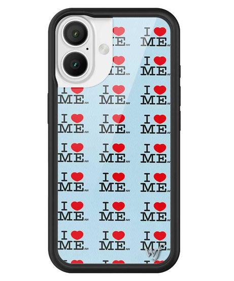 I Heart Me | Blue iPhone Case
