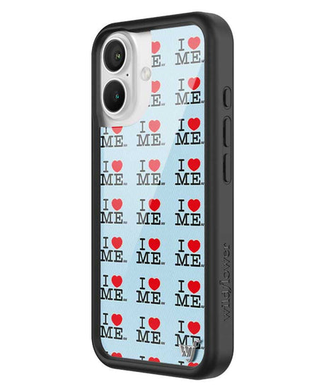 I Heart Me | Blue iPhone Case