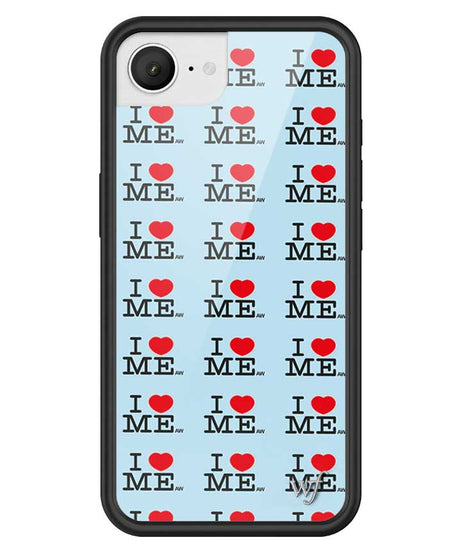 I Heart Me | Blue iPhone Case