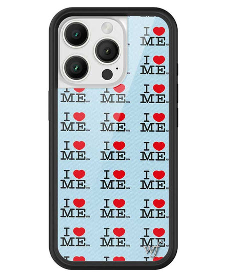 I Heart Me | Blue iPhone Case