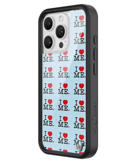I Heart Me | Blue iPhone Case