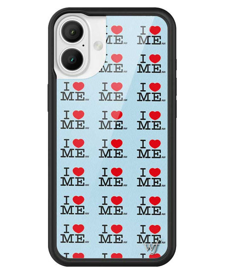 I Heart Me | Blue iPhone Case